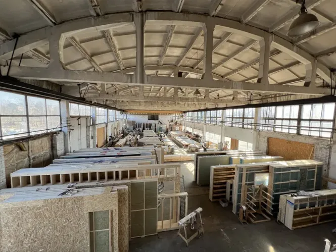 Wood Solutions factory - prefabricated timber frame production